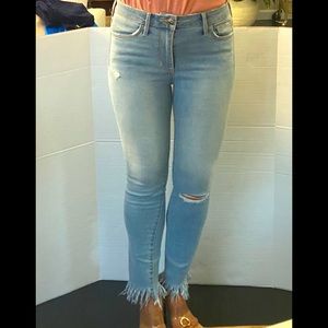 Sam Edelman High rise The Stiletto distressed jeans size 27
